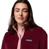 image:imageColumbia Womens Benton Springs Half Snap II Pull Over Fleece Jacket Dark StoneCanoeVintage Blue 3XRich WineEraser Pink
