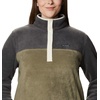image:imageColumbia Womens Benton Springs Half Snap II Pull Over Fleece Jacket Dark StoneCanoeVintage Blue 3XSharkStone Green