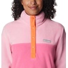 image:imageColumbia Womens Benton Springs Half Snap II Pull Over Fleece Jacket Dark StoneCanoeVintage Blue 3XWild GeraniumWild Rose