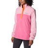 image:imageColumbia Womens Benton Springs Half Snap II Pull Over Fleece Jacket Dark StoneCanoeVintage Blue 3XWild GeraniumWild Rose