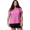 image:imageColumbia Womens Bluevista Hill Short Sleeve CrewFuchsia Heather