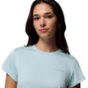 image:imageColumbia Womens Bluevista Hill Short Sleeve CrewMarine Light Heather