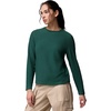 image:imageColumbia Womens Brea Falls Grid Crew Long SleeveRain Forest