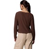 image:imageColumbia Womens Brea Falls Grid Henley Long SleeveTobacco