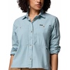 image:imageColumbia Womens Brea Falls Woven Long SleeveCrushed Blue