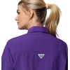 image:imageColumbia Womens Collegiate PFG Open Water Short Sleeve ShirtLsu  Vivid Purple