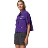 image:imageColumbia Womens Collegiate PFG Open Water Short Sleeve ShirtLsu  Vivid Purple
