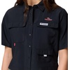 image:imageColumbia Womens Collegiate PFG Open Water Short Sleeve ShirtUga  Black