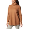 image:imageColumbia Womens Holly Hideaway Waffle Cowl Neck PulloverCamel Brown