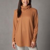 image:imageColumbia Womens Holly Hideaway Waffle Cowl Neck PulloverCamel Brown