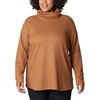 image:imageColumbia Womens Holly Hideaway Waffle Cowl Neck PulloverCamel Brown