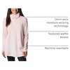 image:imageColumbia Womens Holly Hideaway Waffle Cowl Neck PulloverDusty Pink