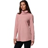 image:imageColumbia Womens Holly Hideaway Waffle Cowl Neck PulloverEraser Pink