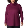 image:imageColumbia Womens Holly Hideaway Waffle Cowl Neck PulloverMarionberry