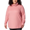 image:imageColumbia Womens Holly Hideaway Waffle Cowl Neck PulloverPink Agave