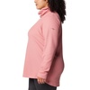 image:imageColumbia Womens Holly Hideaway Waffle Cowl Neck PulloverPink Agave