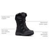 image:imageColumbia Womens Ice Maiden II Snow BootsBlackColumbia Grey