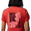 image:imageColumbia Womens Parsons Point Back Graphic TeePoppy Red HeatherFloral Fun