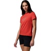 image:imageColumbia Womens Parsons Point Short Sleeve Graphic Tee Poppy Red HeatherSplattered Small