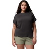 image:imageColumbia Womens Parsons Point Short Sleeve Logo TeeBlack Heather