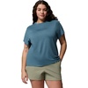 image:imageColumbia Womens Parsons Point Short Sleeve Logo TeeEverblue Heather