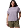 image:imageColumbia Womens Parsons Point Short Sleeve Logo TeeLavender Pearl Heather
