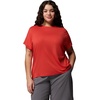image:imageColumbia Womens Parsons Point Short Sleeve Logo TeePoppy Red Heather