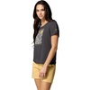 image:imageColumbia Womens Parsons Point Short Sleeve Scoop TeeBlack HeatherCanopy View