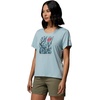 image:imageColumbia Womens Parsons Point Short Sleeve Scoop TeeMarine Light HeatherCanopy View