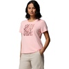 image:imageColumbia Womens Parsons Point Short Sleeve Scoop TeePink Sand HeatherCanopy View