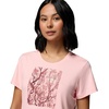 image:imageColumbia Womens Parsons Point Short Sleeve Scoop TeePink Sand HeatherCanopy View