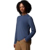 image:imageColumbia Womens Soft Stretch Long Sleeve TeeCollegiate Navy Heather