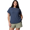 image:imageColumbia Womens Soft Stretch Short Sleeve TeeCollegiate Navy Heather