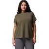 image:imageColumbia Womens Soft Stretch Short Sleeve TeeStone Green Heather