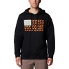image:imageColumbia mens Phg Game Flag Ii HoodieHooded SweatshirtBlackBlaze Dog Flag