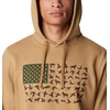 image:imageColumbia mens Phg Game Flag Ii HoodieHooded SweatshirtSahara  Surplus Green Duck Flag