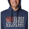image:imageColumbia mens Phg Game Flag Ii HoodieHooded SweatshirtZincChalk Dog Flag