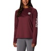 image:imageColumbia Alabama Crimson Tide Collegiate Tidal Long Sleeve ShirtTam  Deep Maroon  White