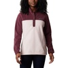 image:imageColumbia Womens Benton Springs Half Snap II Pull Over Fleece Jacket Dark StoneCanoeVintage Blue 3XSeminoleMineral Pink