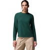 image:imageColumbia Womens Brea Falls Grid Crew Long SleeveRain Forest