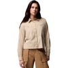 image:imageColumbia Womens Brea Falls Woven Long SleeveAncient Fossil