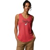 image:imageColumbia Womens Collegiate Cades Cape TankUga  Bright Red