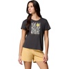 image:imageColumbia Womens Parsons Point Short Sleeve Scoop TeeBlack HeatherCanopy View