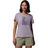 image:imageColumbia Womens Parsons Point Short Sleeve Scoop TeeLavender Pearl HeatherCanopy View