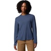 image:imageColumbia Womens Soft Stretch Long Sleeve TeeCollegiate Navy Heather