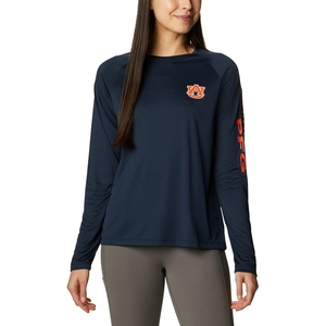 image:imageColumbia Alabama Crimson Tide Collegiate Tidal Long Sleeve ShirtAub  Collegiate Navy  Spark Orange