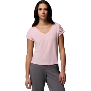 image:imageColumbia Daniela Falls VNeck Short Sleeve TeeSatin Pink