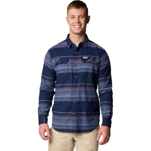 image:imageColumbia Flare Gun Stretch FlannelCollegiate Navy Vista Stripe