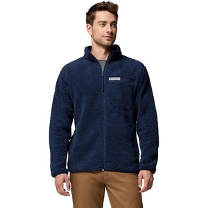 image:imageColumbia Mens Rugged Ridge High Pile Full ZipCollegiate Navy