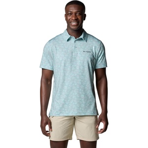 image:imageColumbia Mens Super Slack Tide II Stretch PoloCrushed Blue Poppin